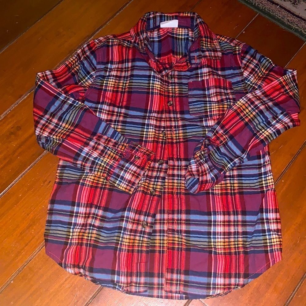 Girls Plaid Shirt  